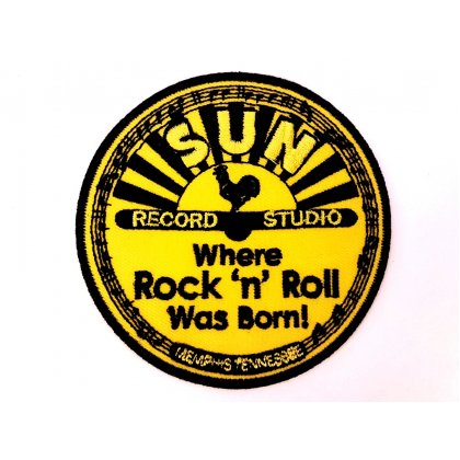 Patch Sun Records Studio Where Rock'n'Roll Was Born Flicken Aufnäher Aufbügeln Bügelbild rock2