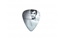 Plektrum Audrey Hepburn U-Boot Kragen Hollywood Ikone Diva Gitarrenplättchen 19