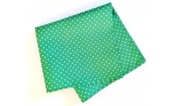 Baumwolltuch Grün Dots Punkte Bandana Haarband Halstuch Tuch dots grün