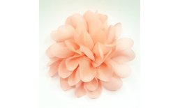 Haarblume Apricot Blüte Spange Pin Haarclip 50er Jahre Frisur Rockabilly Sixties apricot
